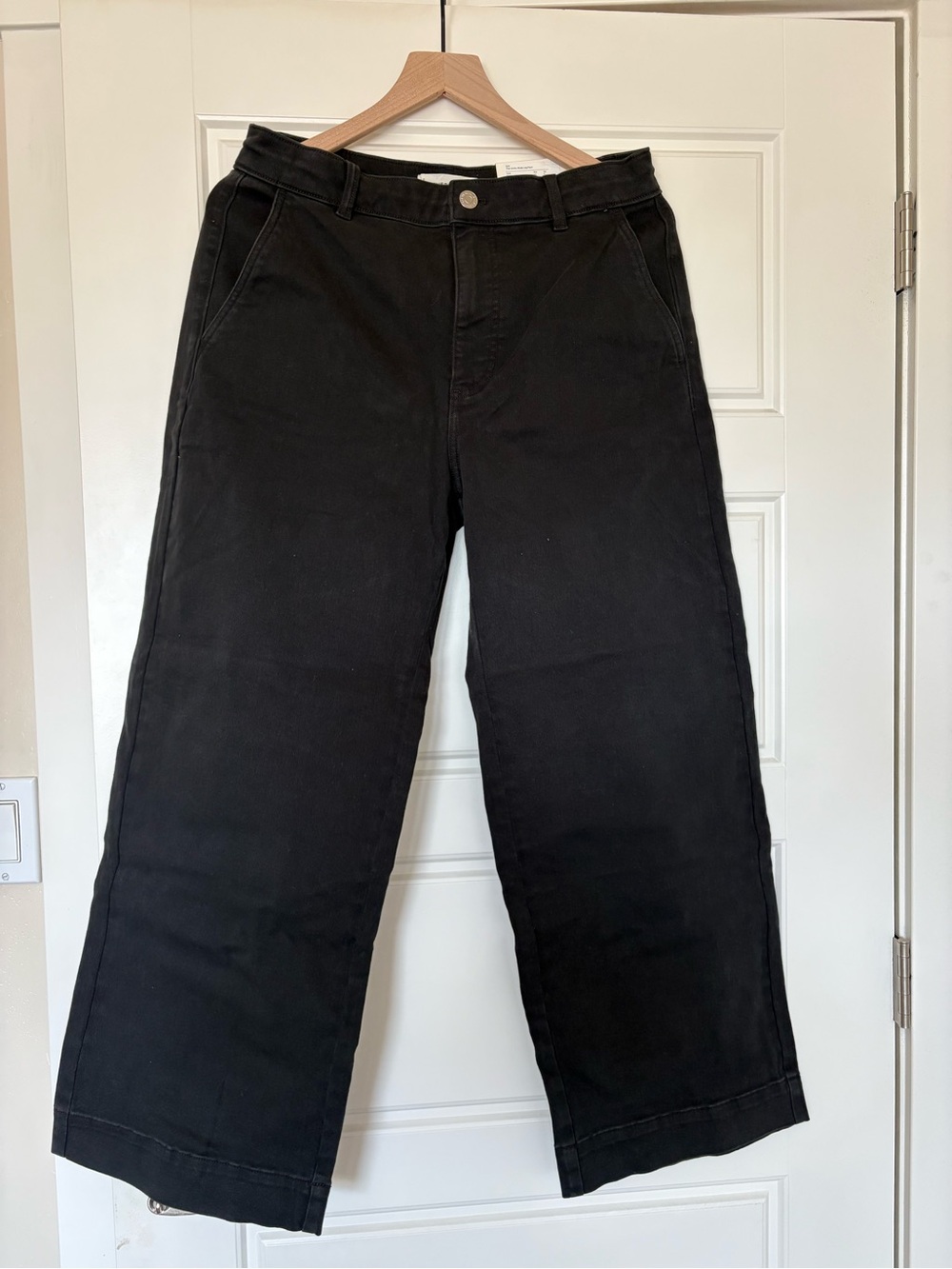 Everlane Black Wide Leg Jeans